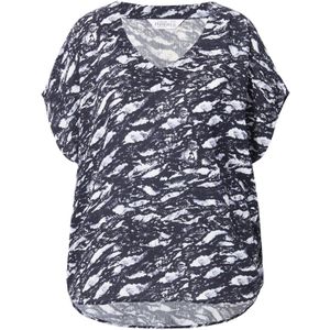 Studio Untold Blouse  marine / wit