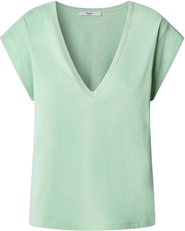 Pepe Jeans - Anabelle - T-shirt - Mintgroen