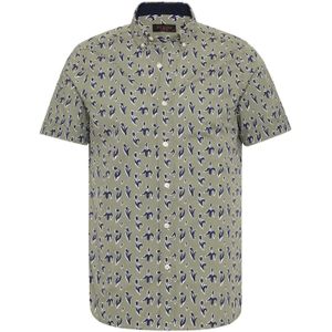 By Diess Collection Overhemd  marine / pastelgroen / wit