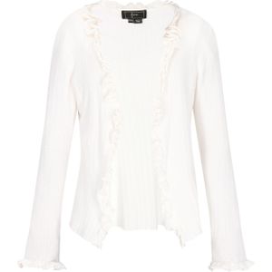 faina Gebreid vest  offwhite