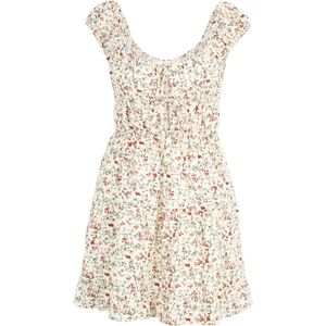 AÉROPOSTALE Zomerjurk  ecru / donkergroen / lavendel / kersrood