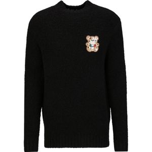 19V69 ITALIA Trui 'Enrico Italian'  groen / rood / zwart / wit