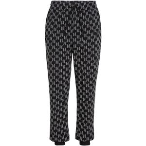 Karl Lagerfeld Broek  zwart / wit