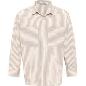 Dandalo Overhemd  beige / wit