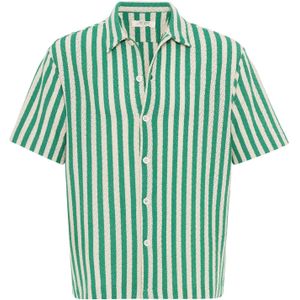 Antioch Overhemd  groen / natuurwit