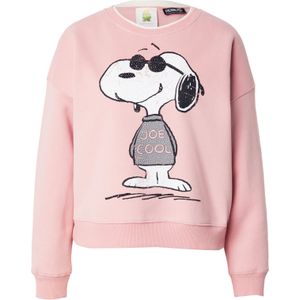 PRINCESS GOES HOLLYWOOD Sweatshirt 'Snoopy Chill More'  grijs / rosa / zwart / wit