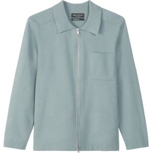 Regular fit gebreid jack van scheerwolmix