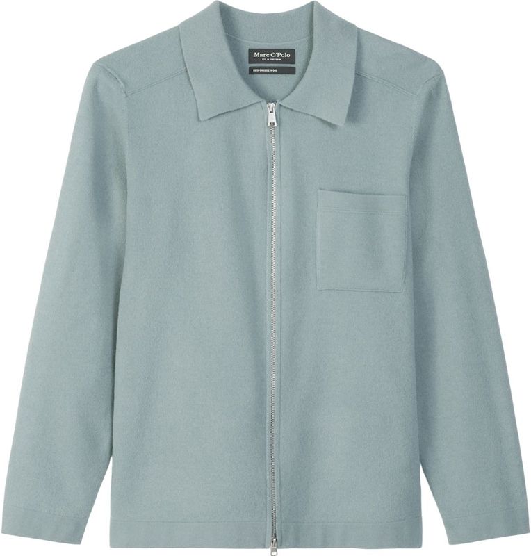 Regular fit gebreid jack van scheerwolmix