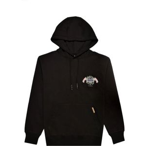 Pas De Monaco Sweatshirt 'LA RACE'  groen / rood / zwart / wit