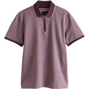 Next Shirt 'Smart Quarter'  mauve / donkerroze