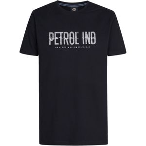 Petrol Industries Shirt  zwart / wit