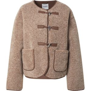 mbyM - Keisa - Damesjack - Imitatiebont - Relaxed Fit - Klepzakken