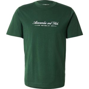 Abercrombie & Fitch Shirt  donkergroen / wit