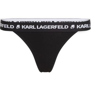 Karl Lagerfeld String  zwart / wit