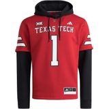 ADIDAS PERFORMANCE Sportsweatshirt 'Texas Tech'  rood / zwart / wit