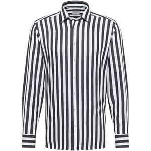 Eterna - Overhemd - Zwart - Slim fit - NON IRON - Lange Mouwen