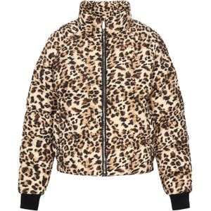 faina Winterjas  beige / grijs / zwart