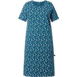 Ulla Popken Nachthemd  petrol / wit