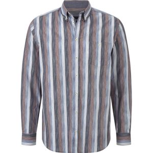 TASSIBERI - Overhemd - Blauw Gestreept - Katoen