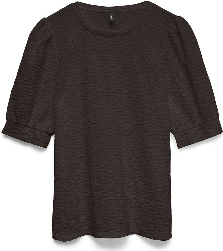 Vmflower - Top - Regular Fit - Korte Mouwen - Ballonmouwen