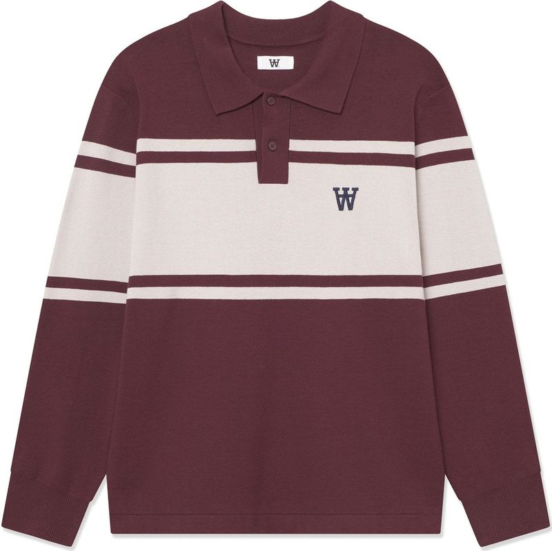 WOOD WOOD - WWCurt - Trui - Crème - Chocoladebruin - Donkerbruin