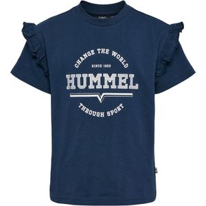 Hummel T-Shirt - hmlViolet - Dress Blue - Hummel - 4 jaar (104) - T-Shirts