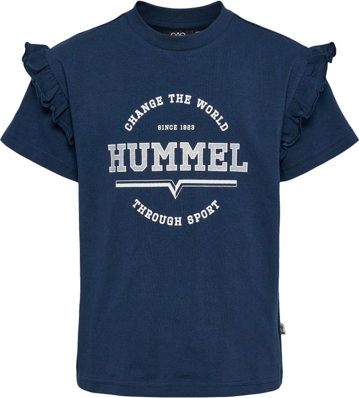 Hummel T-Shirt - hmlViolet - Dress Blue - Hummel - 4 jaar (104) - T-Shirts