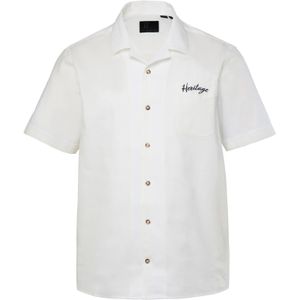 JP1880 Overhemd  zwart / offwhite