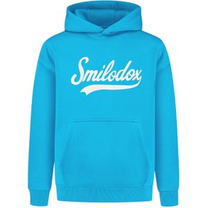 Smilodox Sweatshirt 'Lorik'  lichtblauw / wit