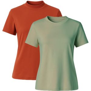 C&City Shirt  pastelgroen / kreeft