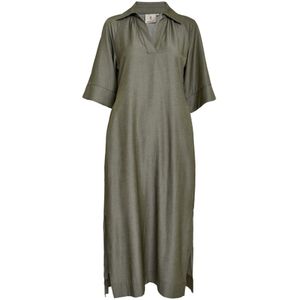 Peppercorn Jurk 'Bea'  kaki