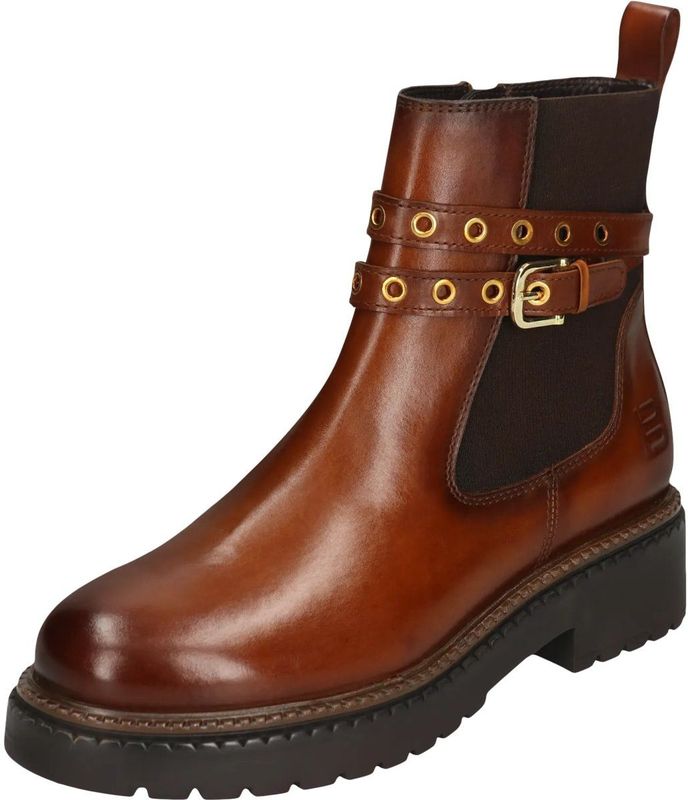 TT. BAGATT Enkellaarsjes  cognac