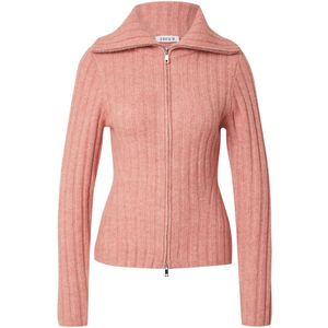 EDITED Gebreid vest 'Lillie Wool'  pink
