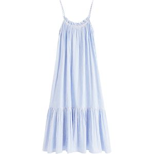 TOMMY HILFIGER Zomerjurk  blauw / lichtblauw / wit