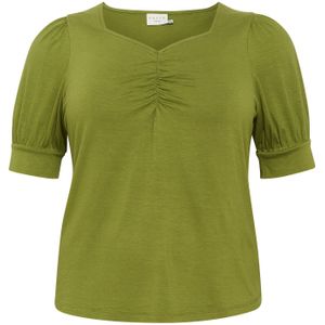 KAFFE CURVE Shirt 'Sissy'  olijfgroen