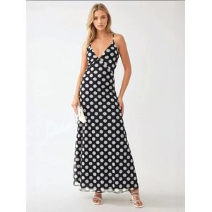 Hiccup Avondjurk 'Audrey'  zwart / wit