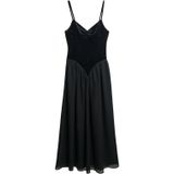 Superdry - Velvet Corset Midi Dress - Corset Midijurk