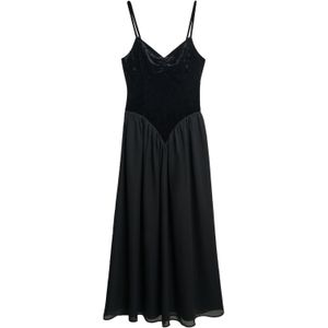 Superdry - Velvet Corset Midi Dress - Corset Midijurk