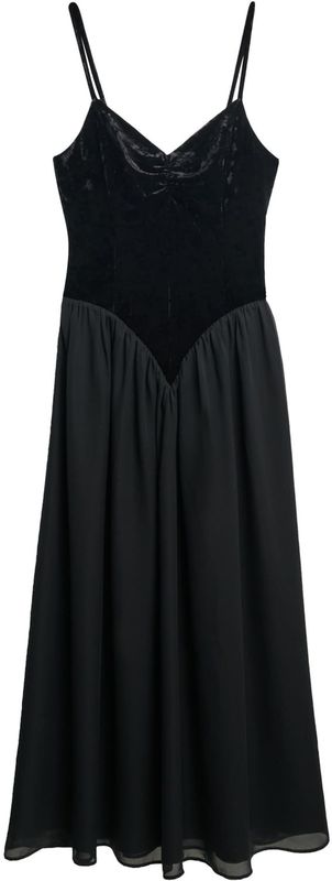 Superdry - Velvet Corset Midi Dress - Corset Midijurk
