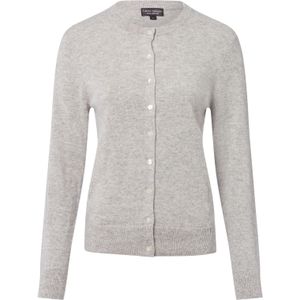 Franco Callegari Gebreid vest  lichtgrijs