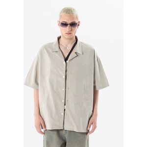 VAMOS CLO Overhemd  kaki / lichtgroen