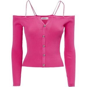 Influencer Gebreid vest  pink