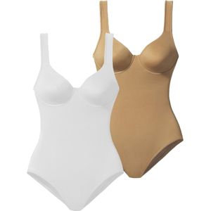 NUANCE - Body - Zwart - Microfiber - Set van 2