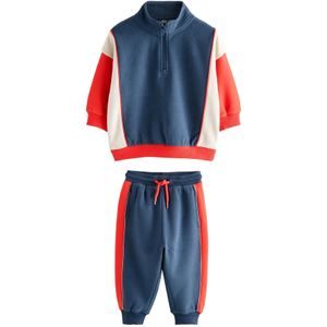 Next Joggingpak  navy / rood / wit