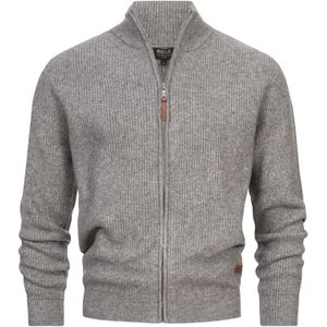 INDICODE JEANS Gebreid vest 'Peace'  grijs