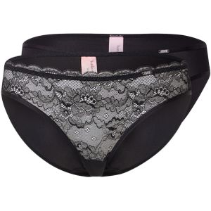 Hunkemöller - Slip Angie - Zwart - 2 Pack - Mid Waist