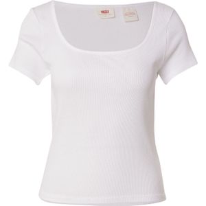 Levi's - Essential Square Neck - T-shirt - Blauw - Katoen