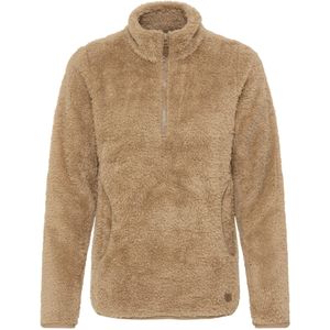 Oxmo Gebreid vest ' OXTELSONIA '  donkergroen