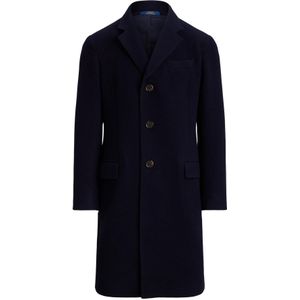 Polo Ralph Lauren - Paddockjas - Marineblauw - Wol - Lange Mouwen