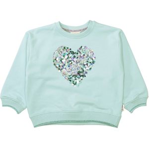 STACCATO Sweatshirt  groen / mintgroen / lila / zilver